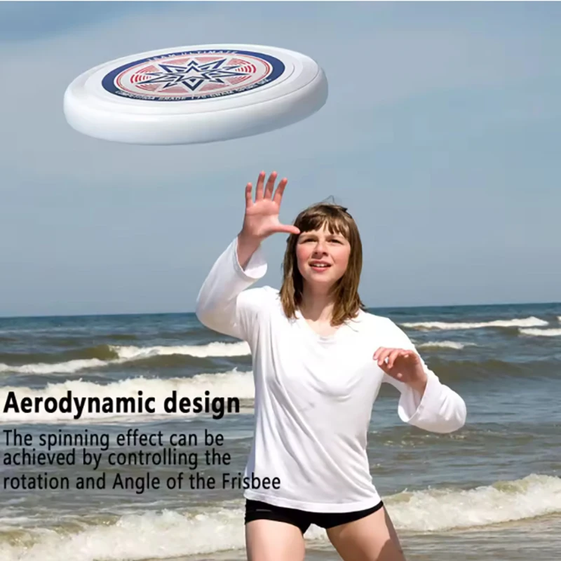 Customized Beach Frisbee Water Sports Entertainment Outdoor Team Game Extreme Fitness Spin Racing Adult Competition Disc Gift view 3