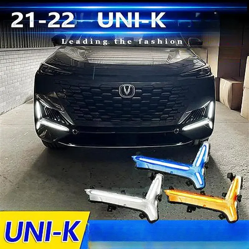 Car fog light day running light running modified LED fog lamp for Changan UNI-K series