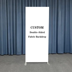 Customize Square Arch Cover Backdrop Stand Arched Frame Double Side Prints Background Banner