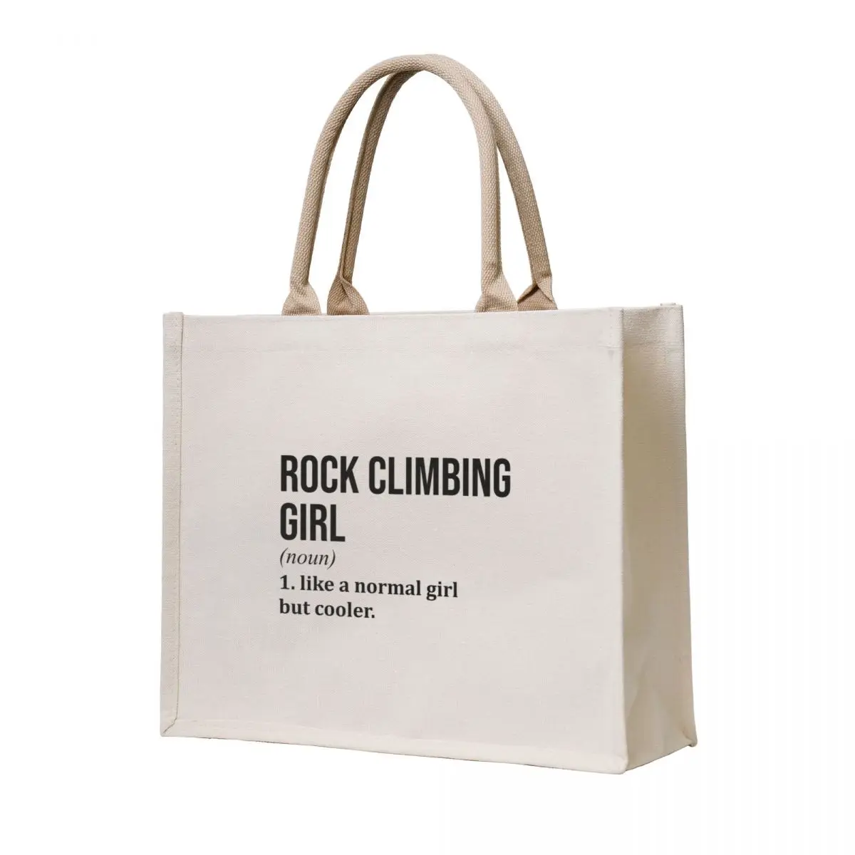 

Rock Climbing Girl Definition Tote Bag shopper bags Shopper handbag Women's shopping bag