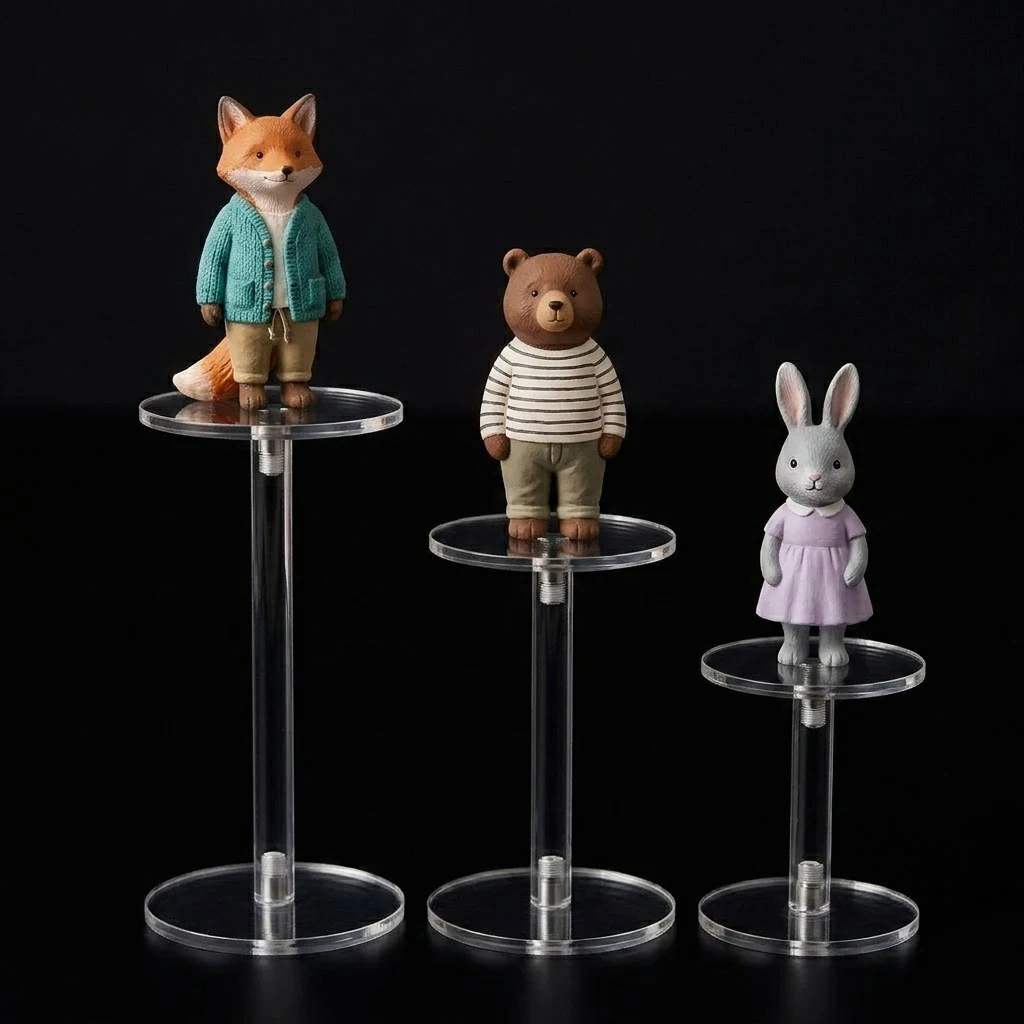 Acrylic Display Riser Set for Jewelry and Figures