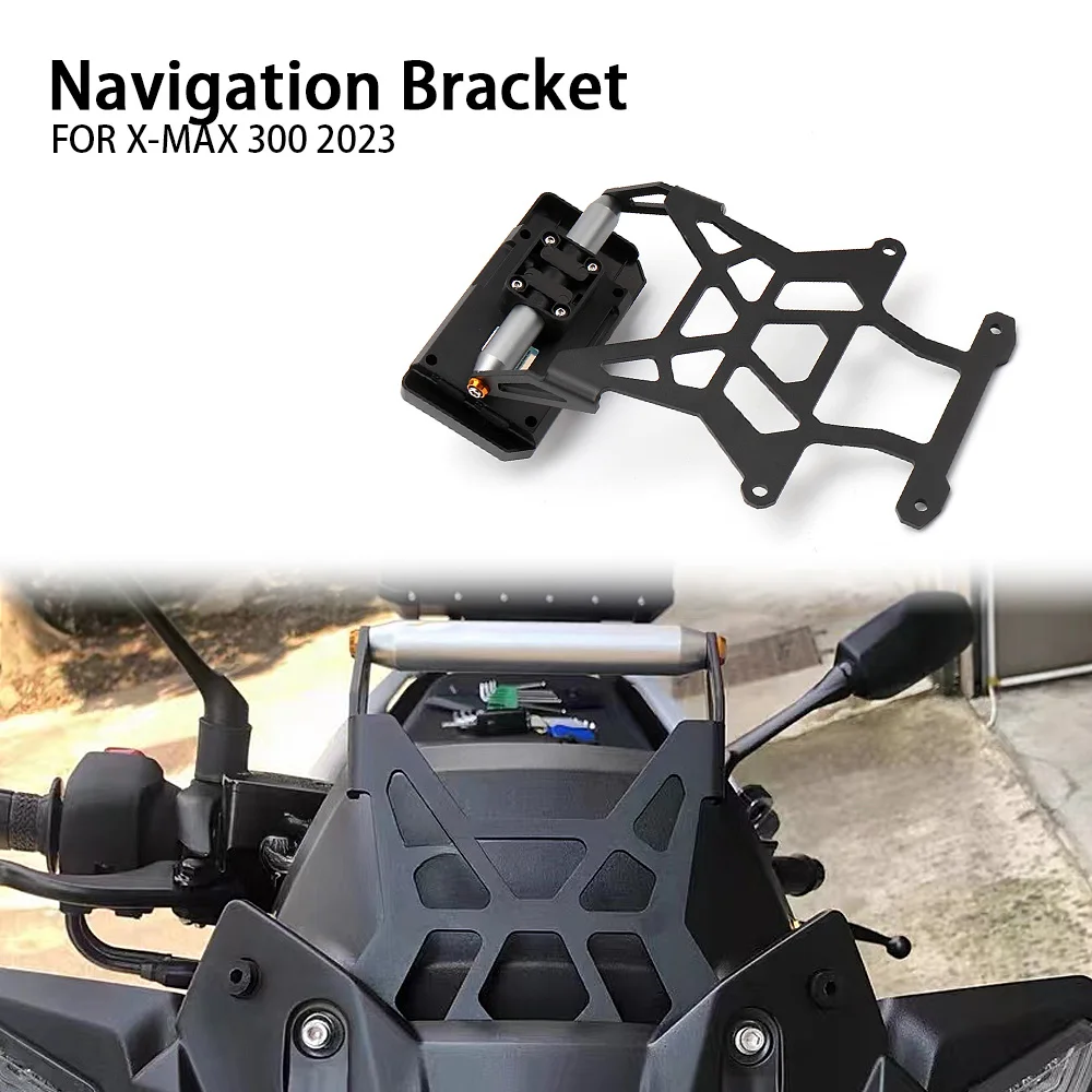 

Motorcycle Windshield Stand Holder Phone Mobile Phone GPS Navigation Bracket For Yamaha X-MAX300 X-MAX 300 XMAX 300 2023-