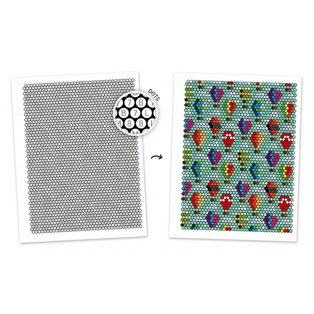 Creative Color by Number Book Clear Lines Portable Animal Coloring Book DIY Thickened Art Painting Pad Leisure