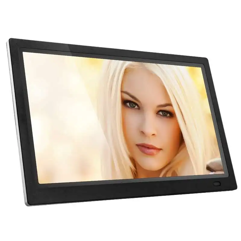 Custom Black Frame 19inch Album Frame Digital HD Photo Frame 19