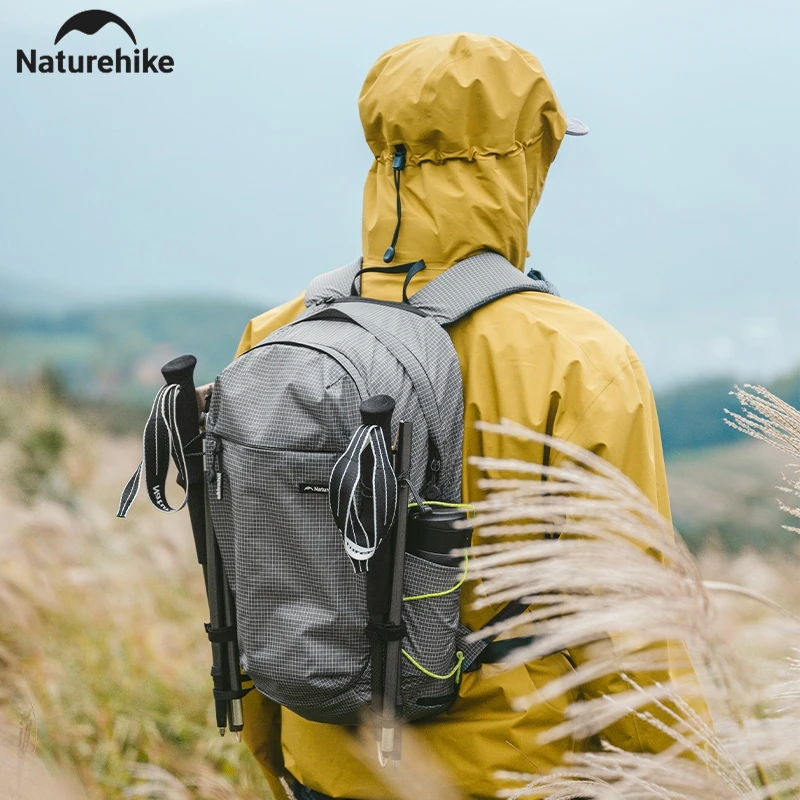 Naturehike 20L حقيبة الظهر خفيفة للرجال والنساء المشي لمسافات طويلة في الهواء الطلق حقيبة كتف تنفس الرياضة الصالة الرياضية السفر حقيبة التسلق المحمولة
