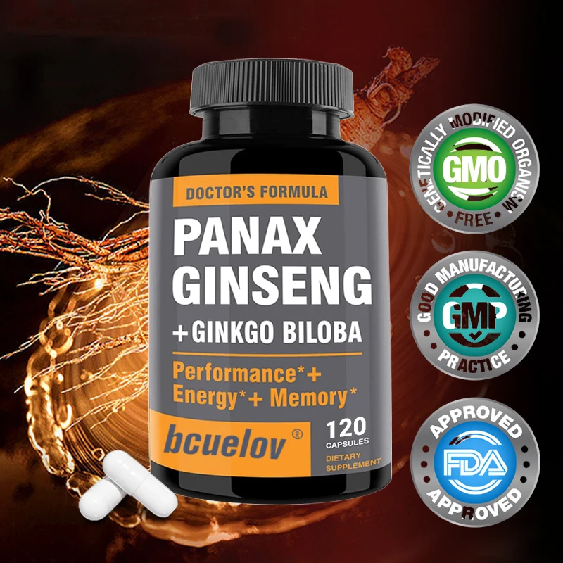 Permanent Male Enlargement - Increase Energy, Endurance and Performance with Vitality, Natural Ginseng + Ginkgo Biloba