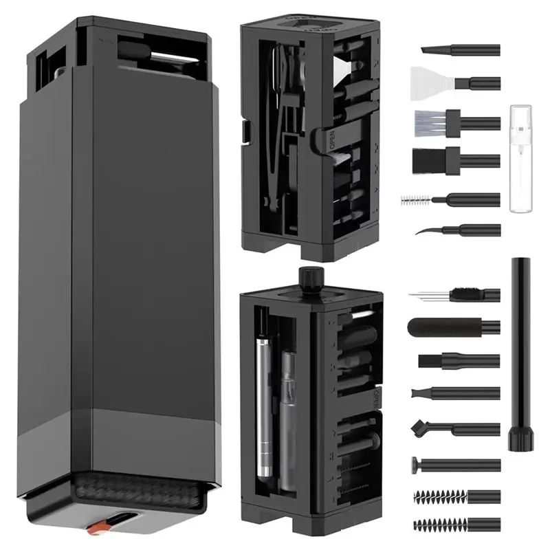 

Многофункциональный набор инструментов для глубокой очистки ABFM 32-в-1 — точная конструкция для портов, клавиатур и снятия клавиш.