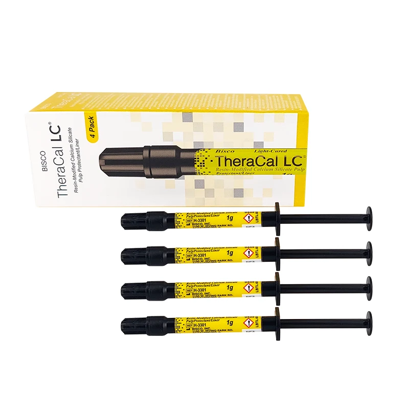 1/4PCS Dental TheraCal+LC  Light Curing Calcium Hydroxide Pulp Capping Light Cured Bone Marrow Protection Material Dental Resin