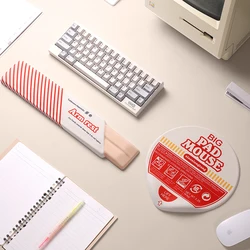 Keyboard Mouse Wrist Rest Ergonomic Office Typing Protect Relax Wrist Memory Foam Mouse Pad Computer Notebook Mouse Pad