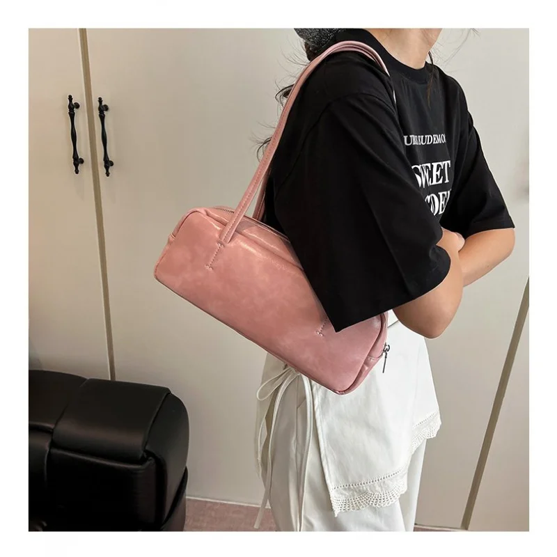 حقيبة كتف نسائية متعددة الاستخدامات بتصميم حبال كروس، طراز بسيط ومتين وواسع للاستخدام اليومي #2