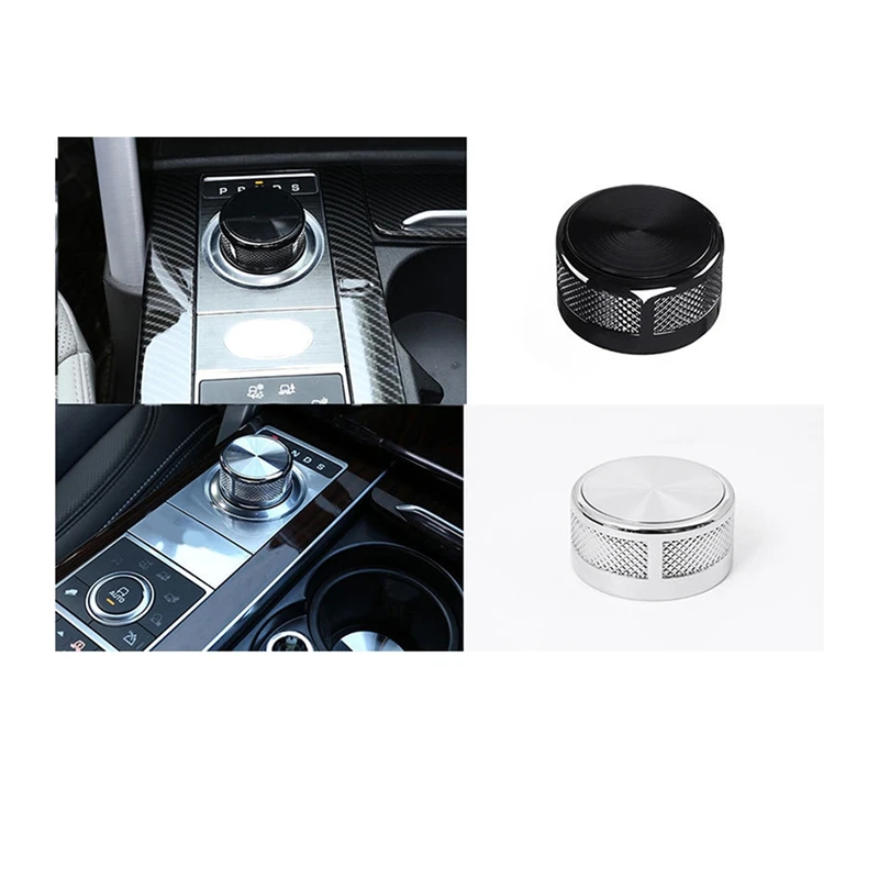 Rotary Shift Lever Knob for Range Evoque Velar SV 2017-2023 Gear Shifter Cap for Black