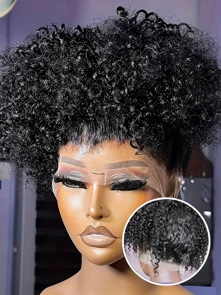 360 Full Lace Perücke aus Echthaar, vorgezupft, HD, Wet & Wavy, Wasserwellen-Lace-Frontal-Perücke, Loose Deep Wave Frontal-Perücke, gebleichte, kleine Knoten, 250 % Dichte, lockige Full Lace