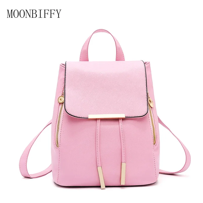 Backpack Women Pu Leather Female Backpacks Teenager School Bags Mochila Feminina Rucksack Mochilas Mujer School Backpack