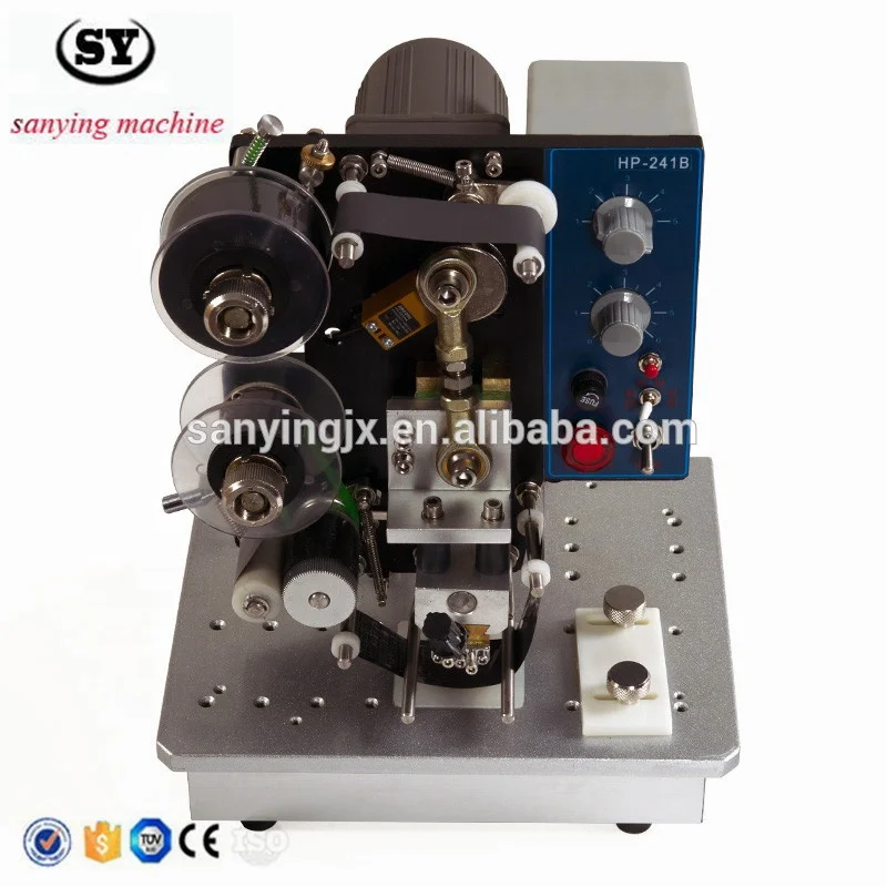 HP-241B Packaging Factory Ribbon Embossed Hot Stamp Expiry Date Batch Coding Machine - Image 4