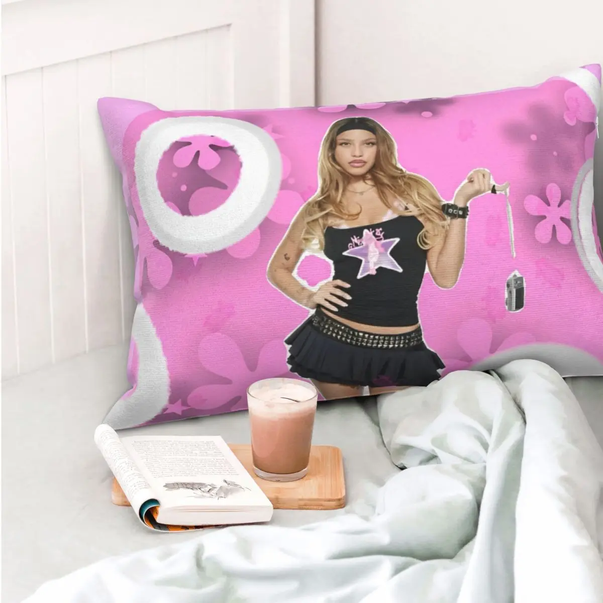 

Hot Emilia Mernes Mp3 Pillowcase Printing Polyester Cushion Cover Decor Throw Pillow Case Cover Home Square 40*40cm