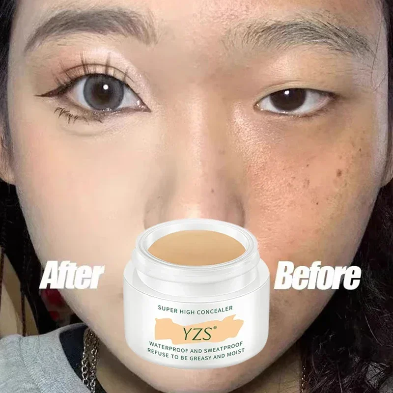 Waterproof and Long-lasting High Concealer that Perfectly Covers Scars,Dark Spots and Tattoos for a Flawless Skin Look Makeup