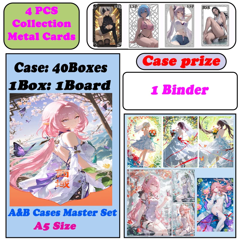 

Wholesale 2025 Goddess Newest A5 Size Western Region Wave 1 Card Board Waifu No Dupes Master Set Doujin Toys Artboard Gifts