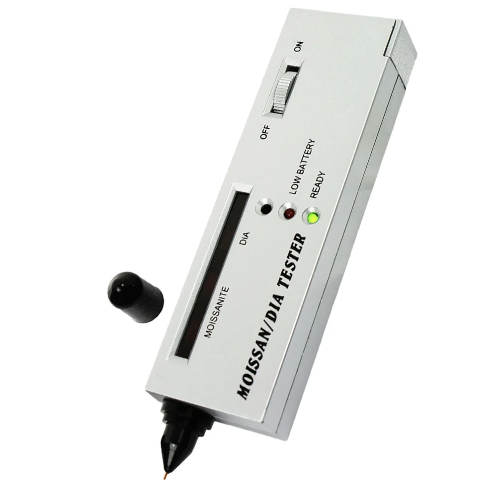 مجموعة واحدة من أجهزة اختبار العدسة المكبرة، قلم اختبار الأحجار الكريمة الاحترافي لذهب الماس مويسانيتي، أداة مجوهرات محمولة،