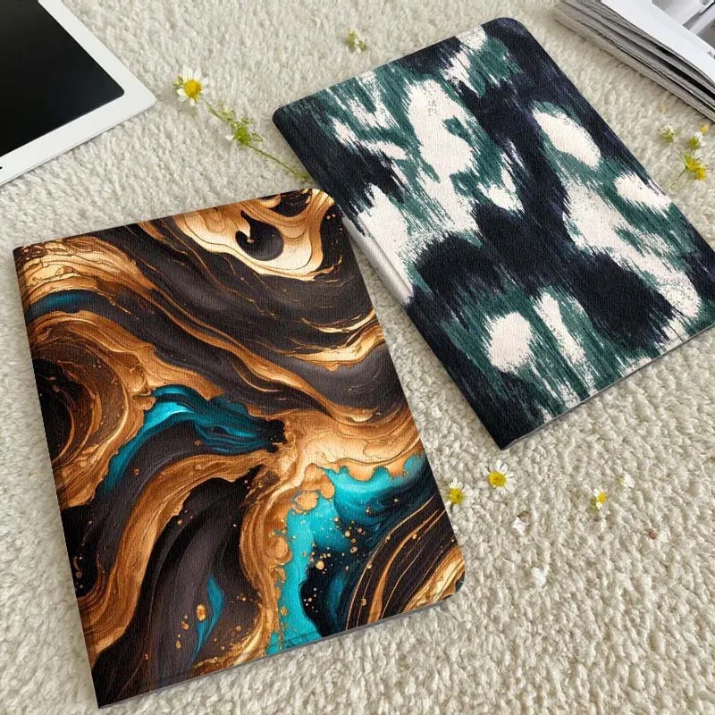 

Golden Black Blue Swirl Gift Tablet Case For Xiaomi Redmi Mini Pad SE K 2 4 5 6 7 8 2023 2025 11 8.8 11.2 10.1 Pro