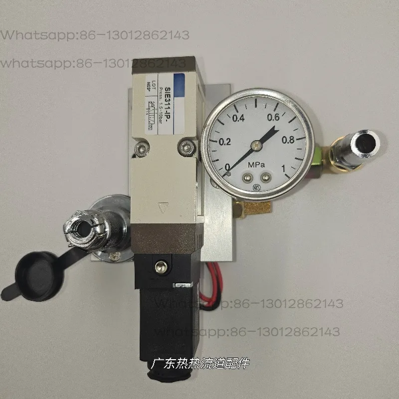 SIE311-1P-D24 Hot Runner Solenoid Valve VHR2102 Injection Mold High Temp Control Valve