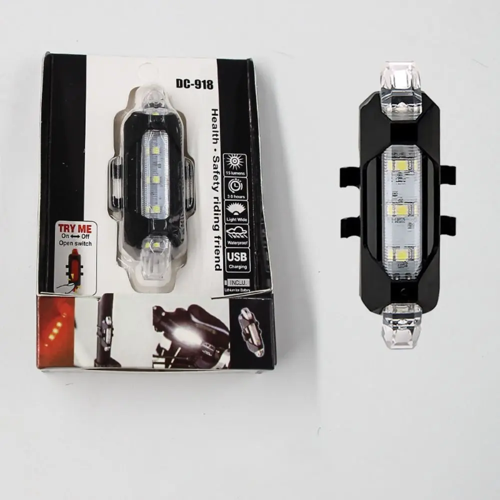 

Hot Sale USB Rechargeable City Mountain Bike Bicycle Light Waterproof Colorful Rear Bicycle Light Flashing Bike Light