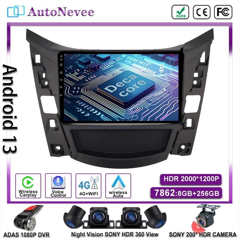 

Android 13 Multimedia For BYD S1 Yuan 2016-2020 Auto Radio GPS Navigation Stereo Head Unit No 2din DVD Touch Screen Dash Cam HDR