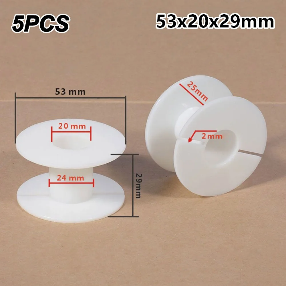 5/10Pcs Plastic Bobbin Wire Coil Frame ABS Round Bobbin Inductor Winding Frame Inductive Skeleton Speaker Crossover Coil Frame
