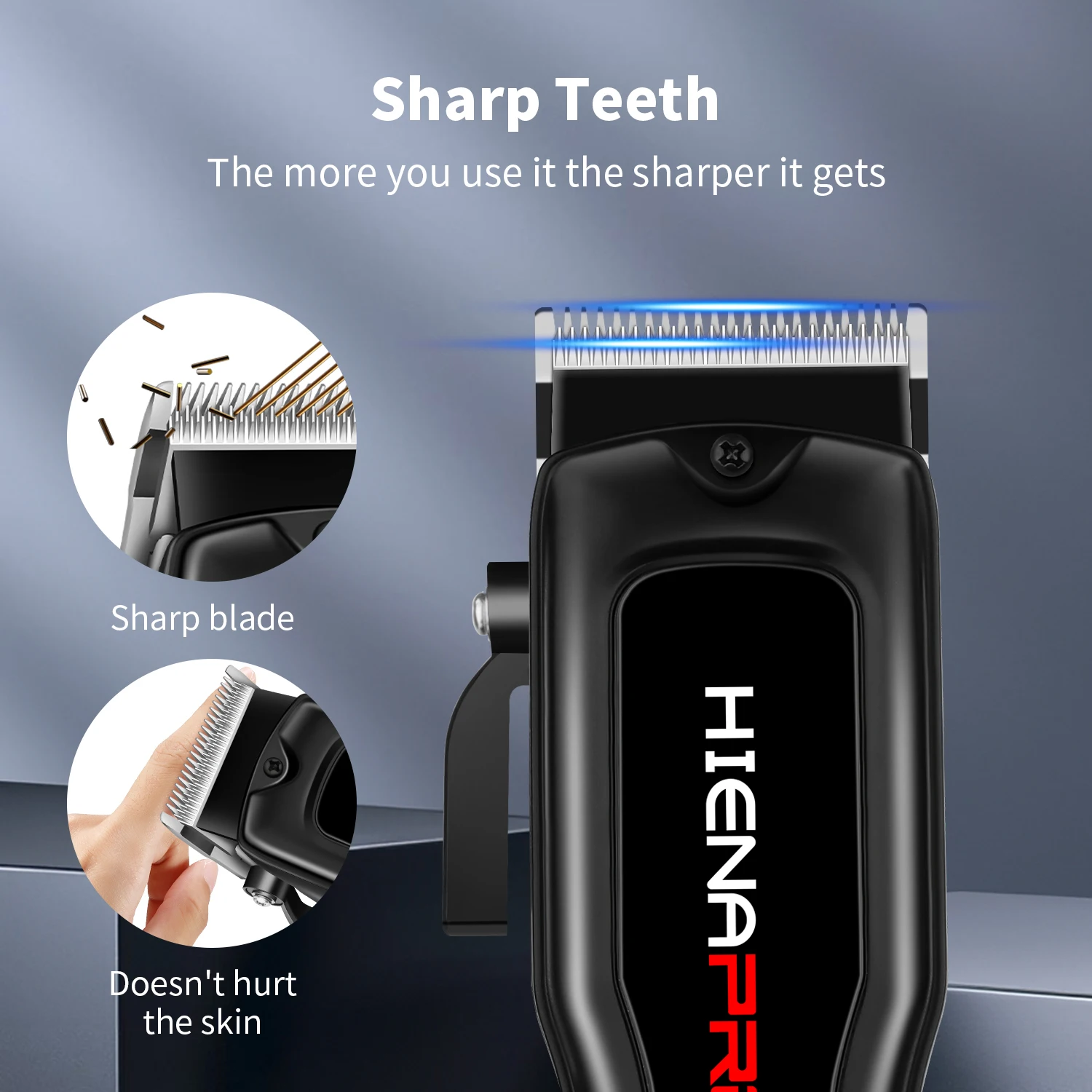 

Boost Electric Hair Clipper Professional Cordless Fast Type-C Charging Ceramic Haircut Machine Hair Trimmer For Men Adult