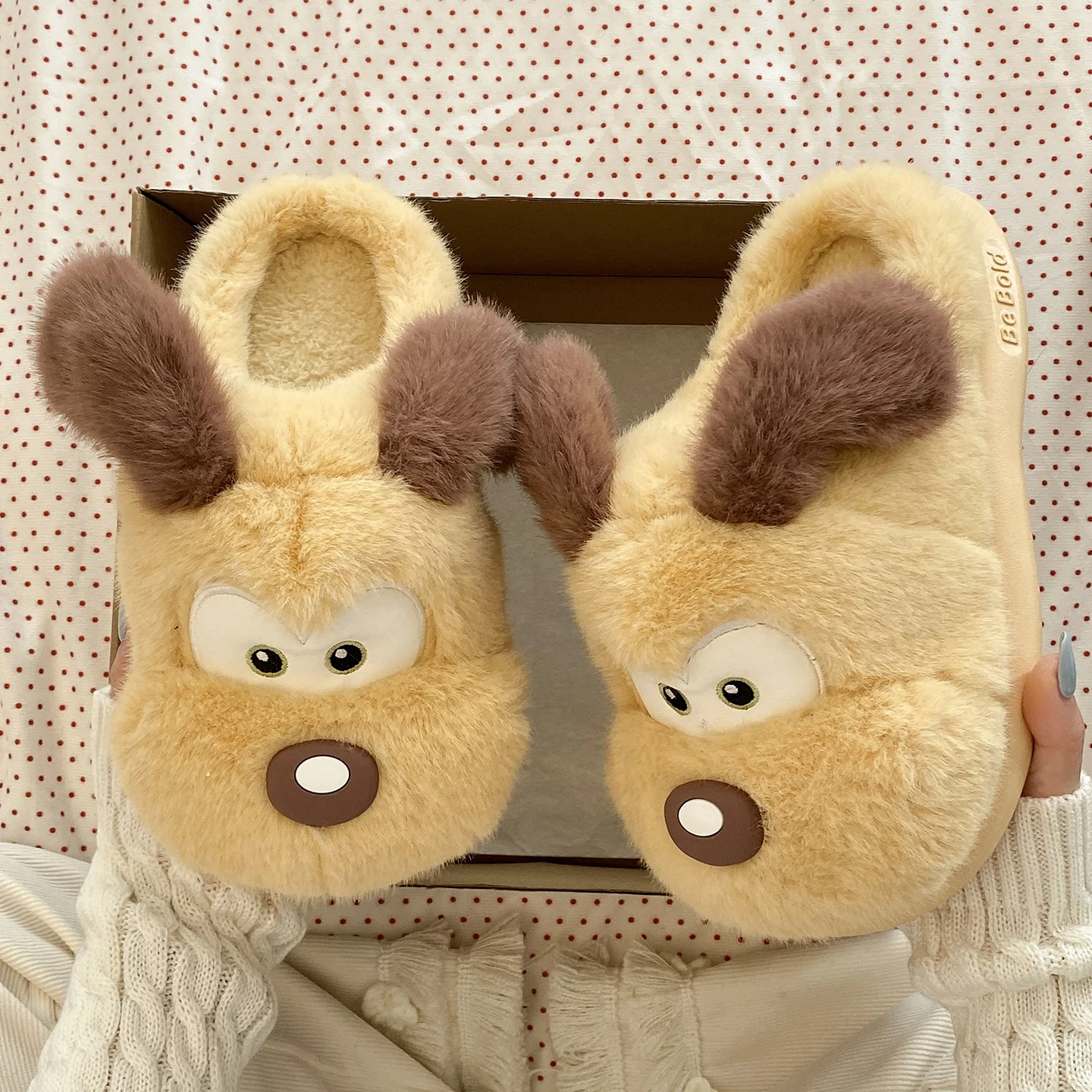 Outdoor Lighting For Your House - Winter Women Cute Cartoon Dog Cotton