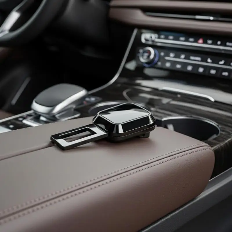 

Car Safety Belt Buckle Zinc Alloy Socket Plug Extender One Extension Clip Seat Belt Buckle Button To Release Insert Socket