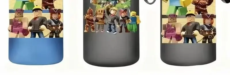 

New Roblox Student Children's Casual Sports Water Cup Plastic Frosted Cups Student Daily Necessities Gifts 560ml