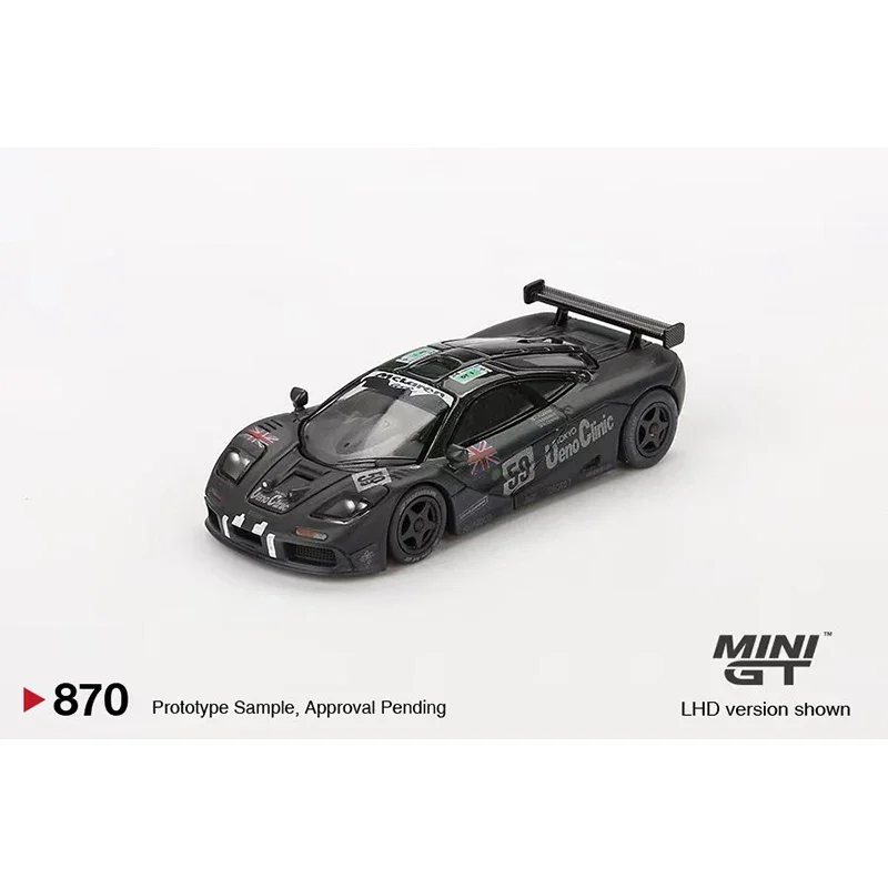 PreSale 1:64 MINIGT 870 MCL F1 GTR #59 1995 LeMans Diecast Diorama Model Collection Toys