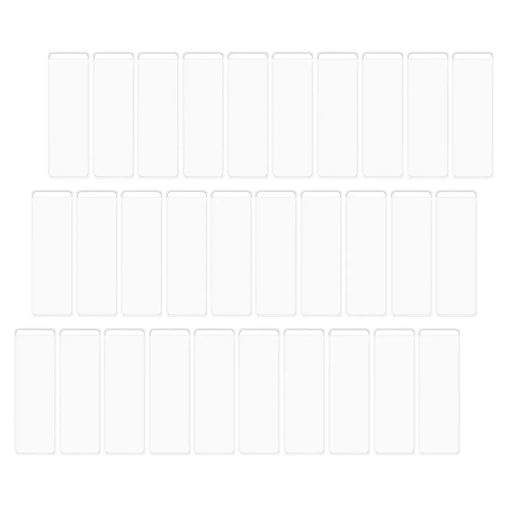 40 set Self Adhesive Label Pockets Clear Sticky Card Holders Index File Organizer Business Binder Storage Transparent Document