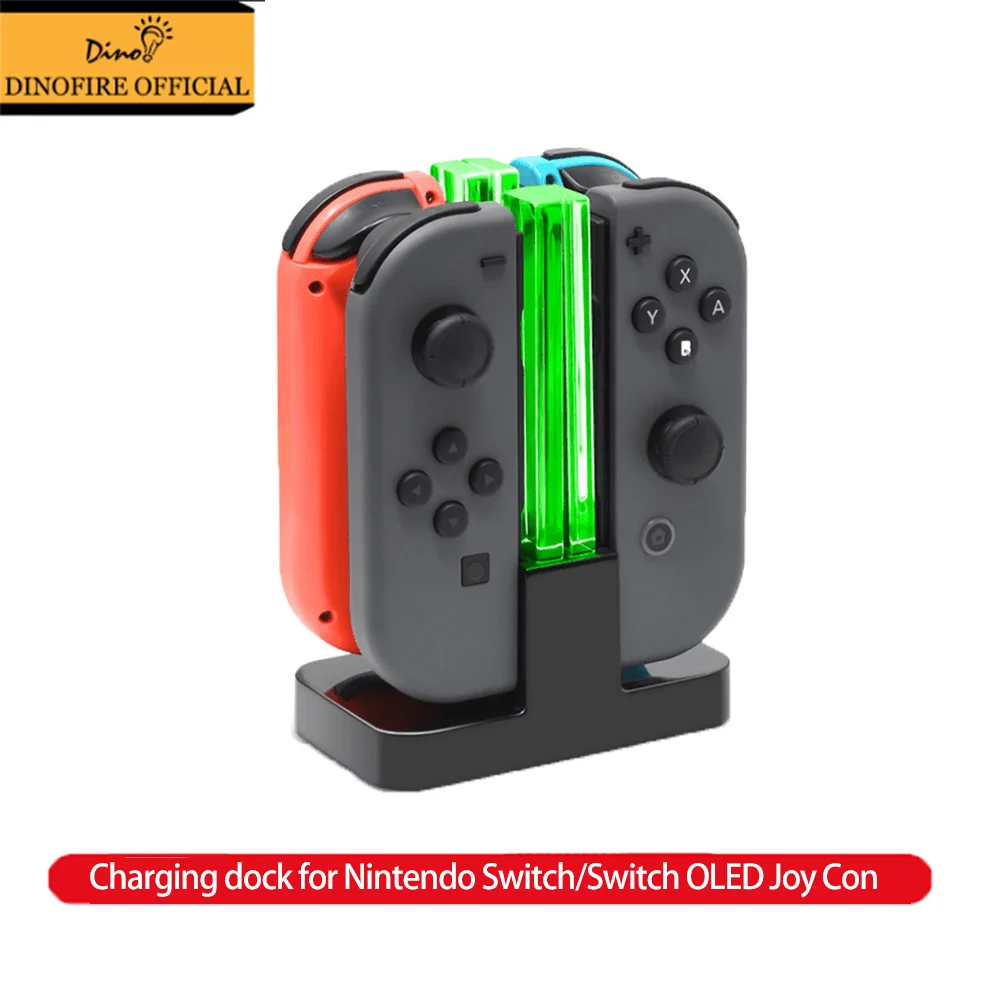 

DinoFire Charging Dock for Nintendo Switch Controller Charger LED Indicator Charging Station for Switch Joy-con Charging Station