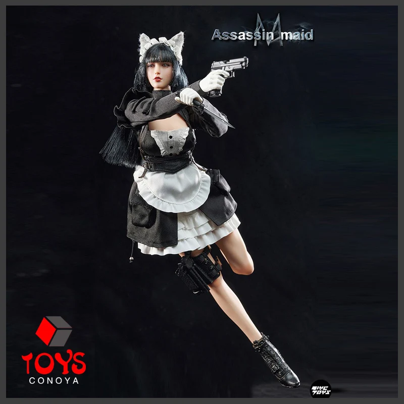 2024 Q1 VERYCOOL VCF-2065 1/6 Assassin Maid Michelle Action Figure 12-inch Female Medical Silicone Body Full Set Collectible Toy