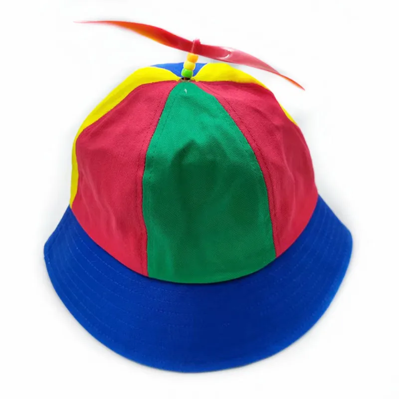 20 Colors Size S&L Men Women Baseball Caps Funny Propeller Rainbow Helicopter Top Hat  Y2K