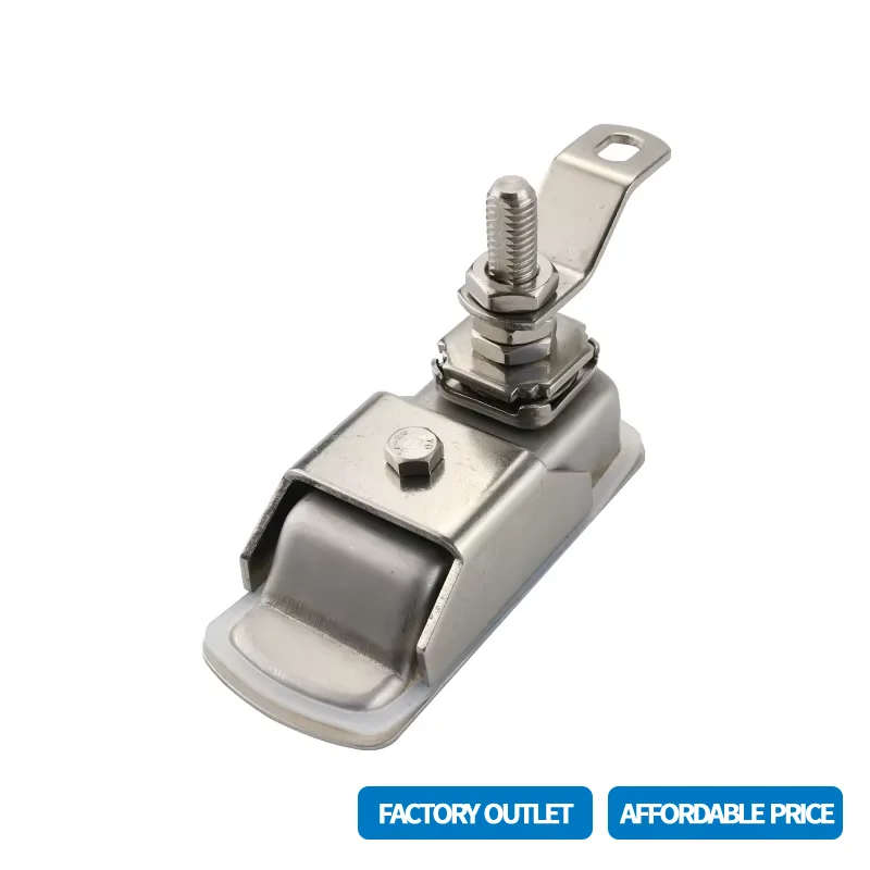 

Zinc Alloy Lock 304 Stainless Steel Compression Flat Lock Industrial Equipment Cabinet Door Lock Distribution Box