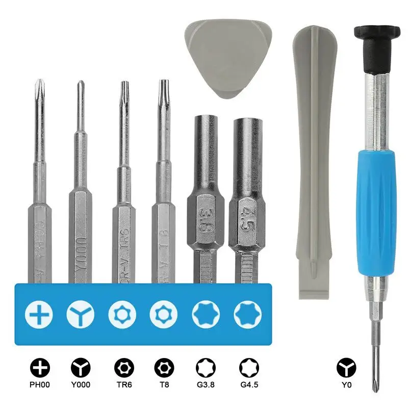 Professional Game Console Repair Tools for GBA SP, New 3DS XL, PSP, and NGC