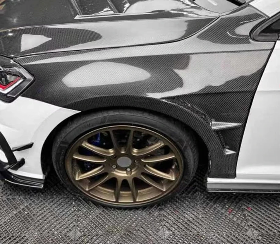 Carbon Fiber Fender for 7 GTI Car Side Bumper Carbon Fiber Fender Conversion Kit