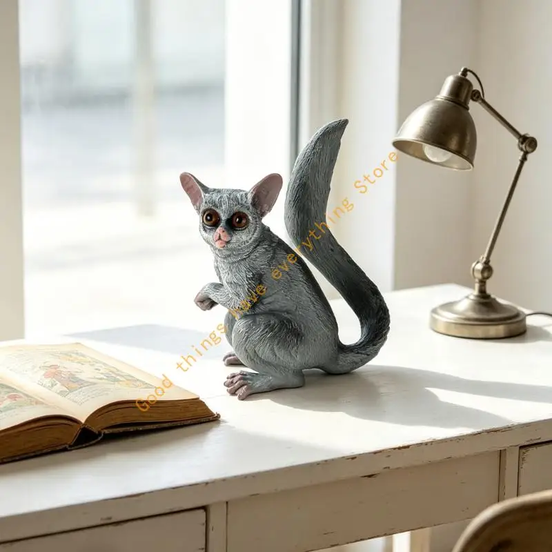Sugar Gliders Sculpture Sugar Gliders Statue Model Table Decors Sugar Gliders Figurine Ornament Home Decors Collectibles 55KF