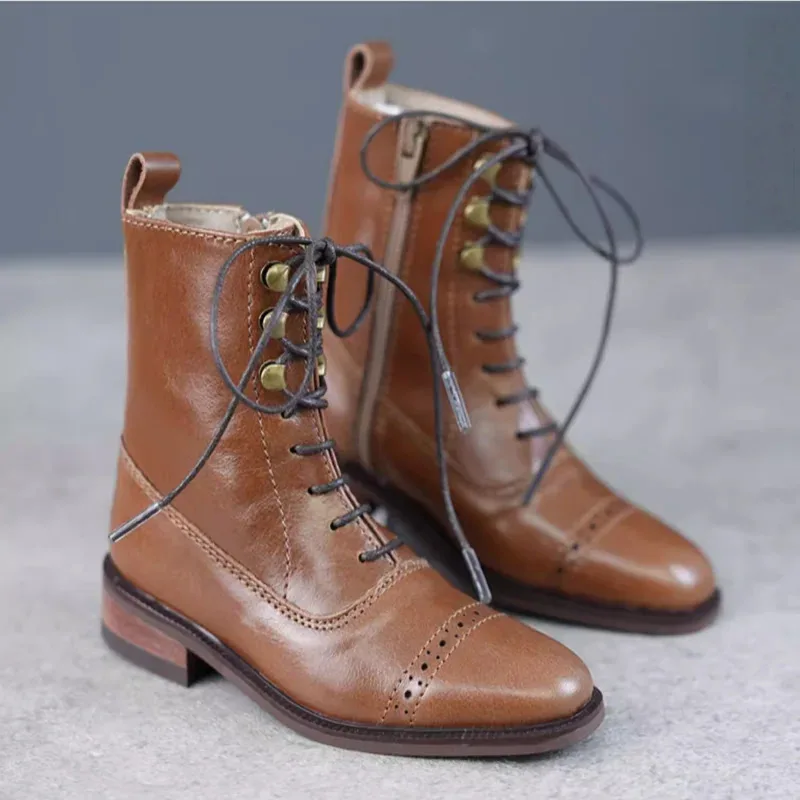 

BJD Doll Shoes For 75cm Doll Fashion Shoes Black Brown High Boots Doll Accessories DIY Gift