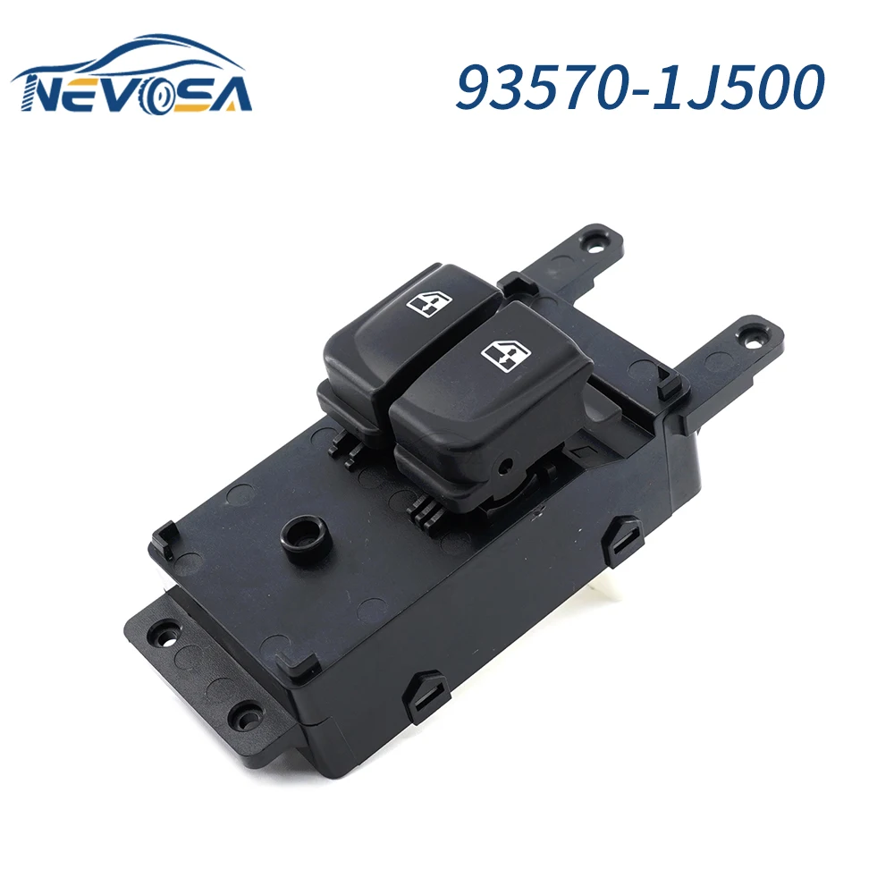 NEVOSA 93570-1J500 For Hyundai i800 i20 2008-2014 Car Window Control Switch Master Electric Glass Button 935701J500 11Pins Blue