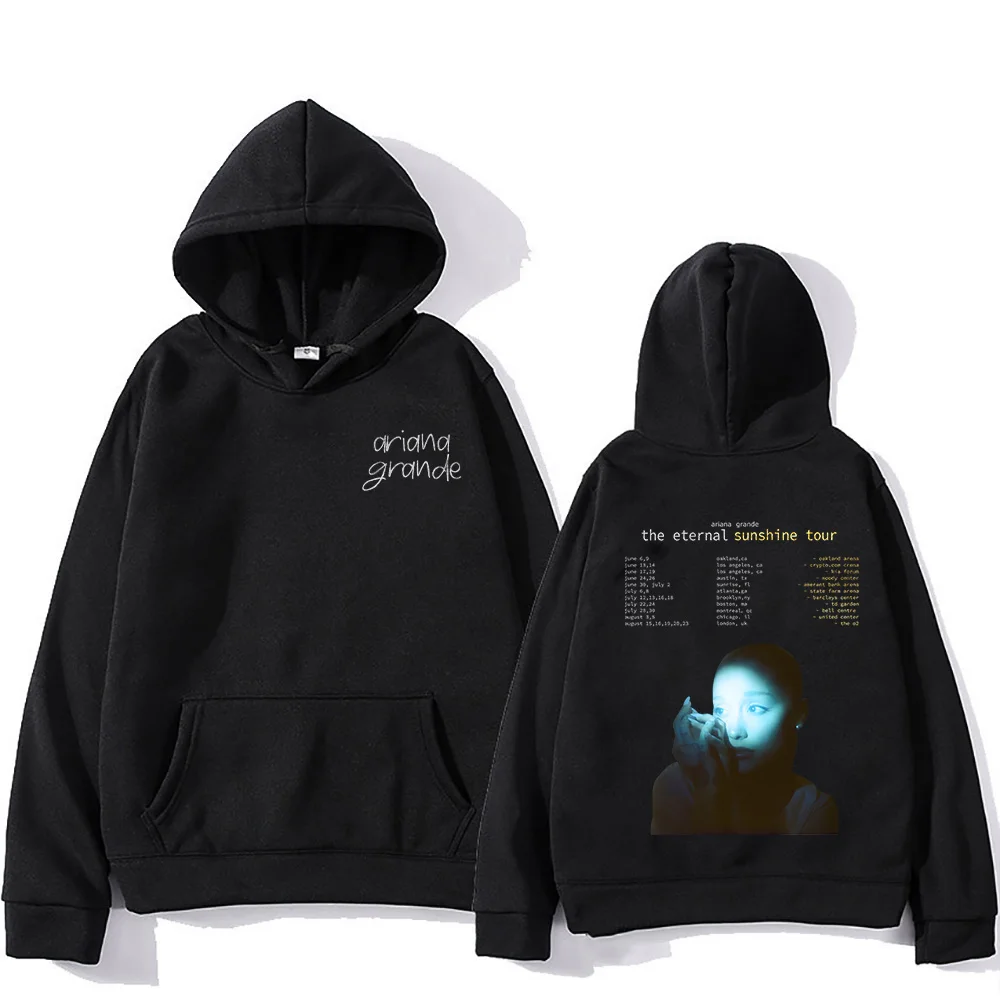 

Ariana Grande Eternal Sunshine Tour Hoodies Men Women Retro Aesthetic Fashion Sweatshirt Casual Pullover Loose Trendy Streetwear