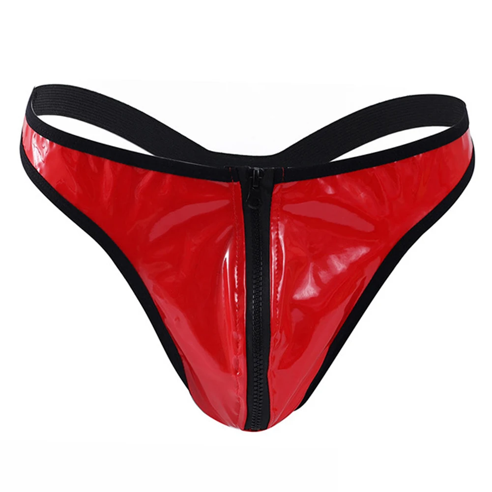 Comfortable Men's Low Waist Underpants Thong Breathable Pouch Design Soft Nylon Spandex Fabric for Everyday Wear