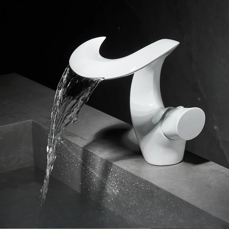 brass-waterfall-bathroom-basin-faucet-single-handle-hot-cold-water-washbasin-taps-multi-functional-brass-faucet