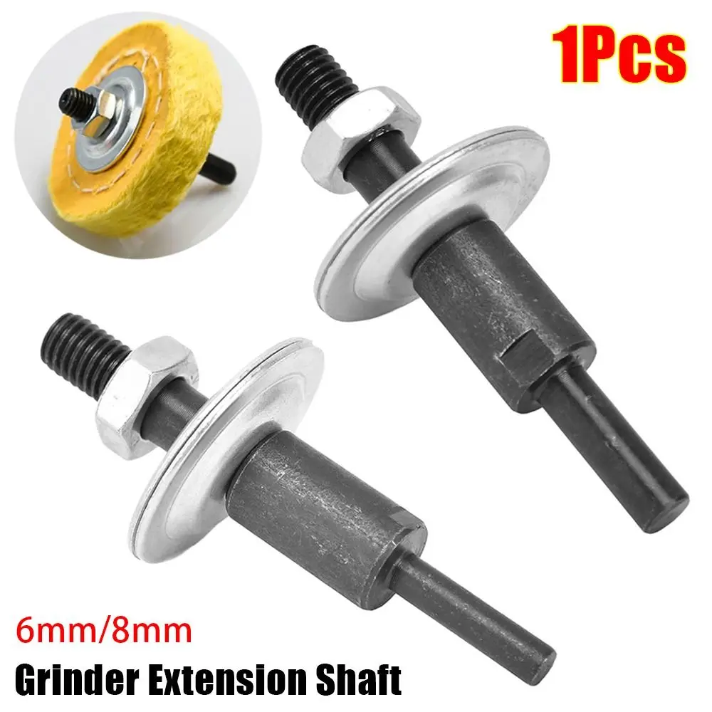 1Pcs Drill Arbor Threaded Shaft Arbor Extension Rod Shaft Adapter Polishing Wheel Angle Grinder Connecting Rod 6mm/8mm