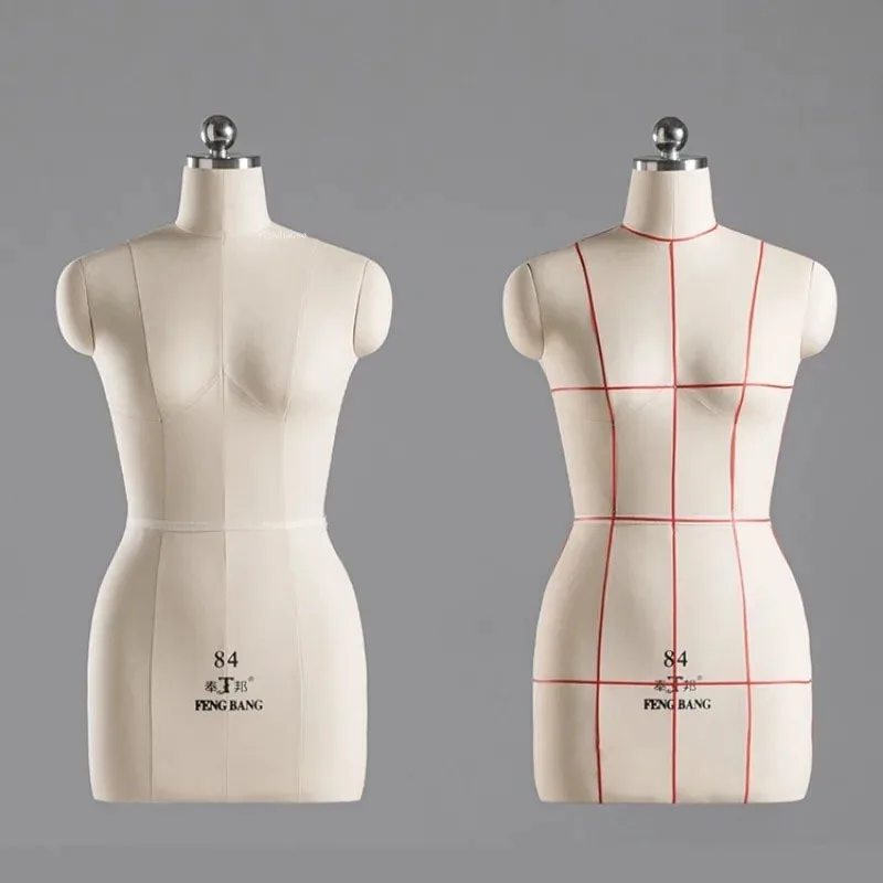 Corps de Mannequin de tailleur féminin à coudre pour la conception de vêtements et le buste, support de forme de robe, modèle de Base en métal pour la maison, présentoir de Mannequin