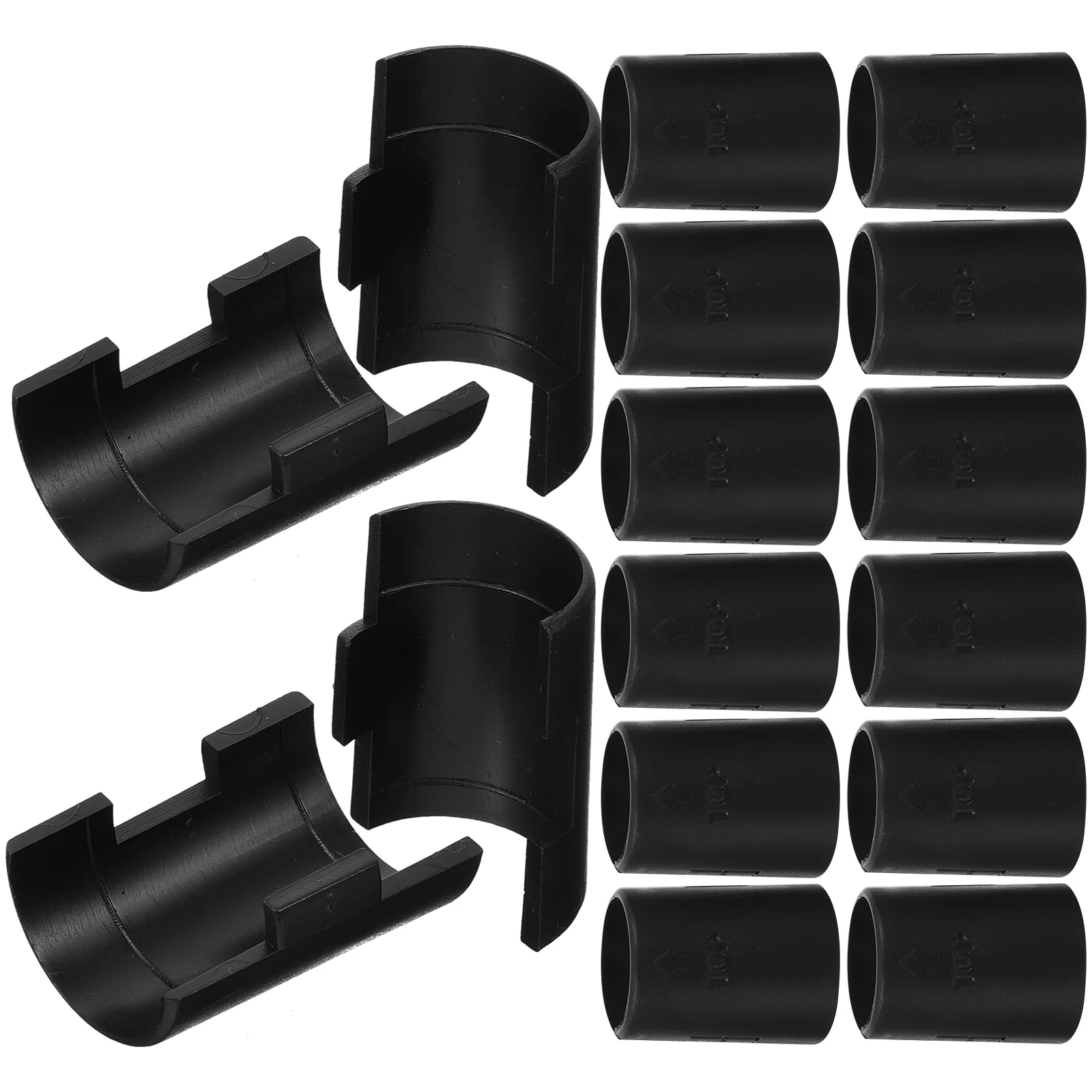 48 Pcs Storage Piece Buckle Shelf Rack Organizer Wire Fixing Clamp for Fixing Clip Sheet Clips Metal Plastic Sleeves