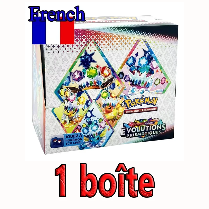 360 cartes Pokémon françaises Prismatic Evolutions SCARLET VIOLE, cartes de combat et de collection