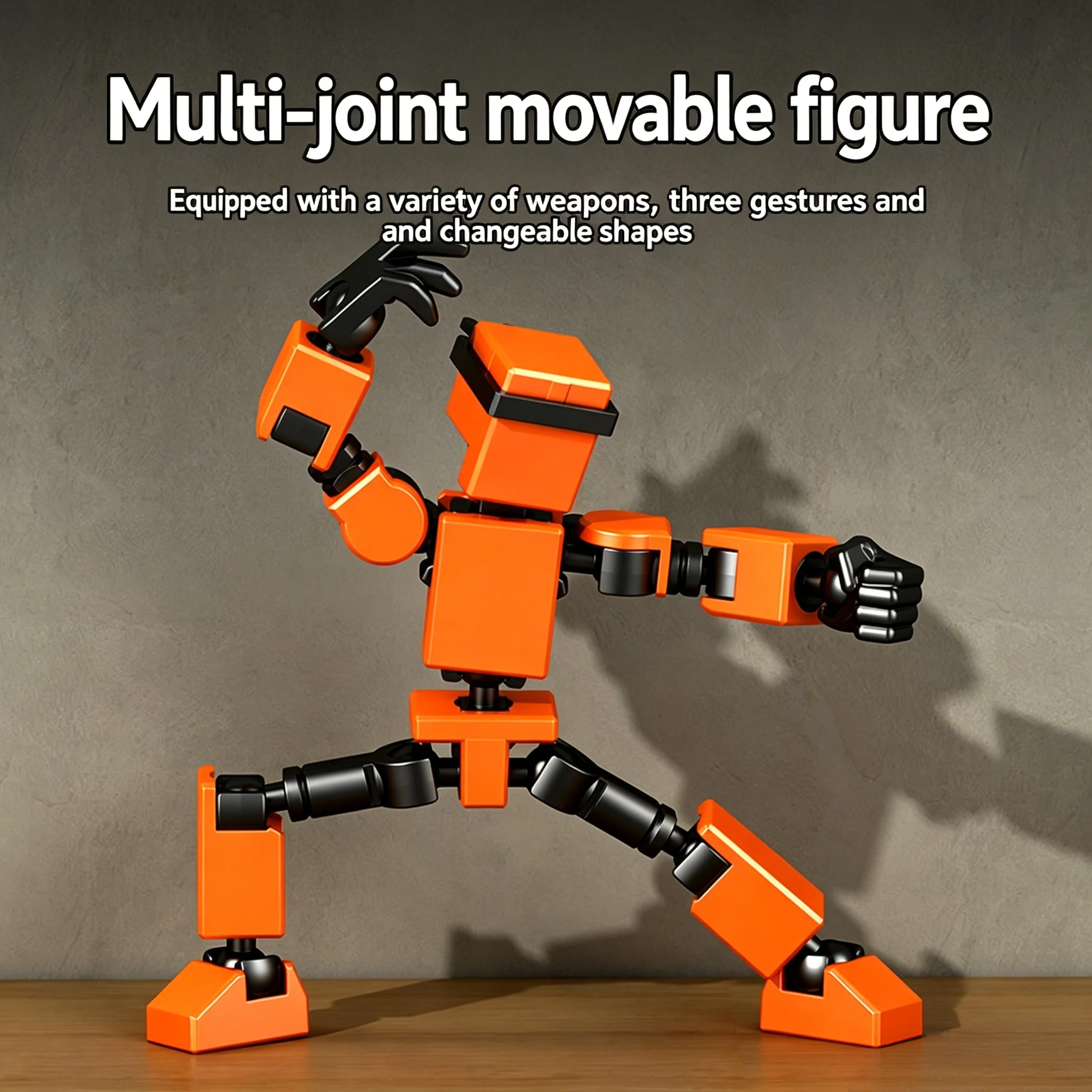 3D Printed Mannequin Dummy 13 Jointed Movable Shapeshift Robot Equipment Accessories Action Figures Decorative Ornaments